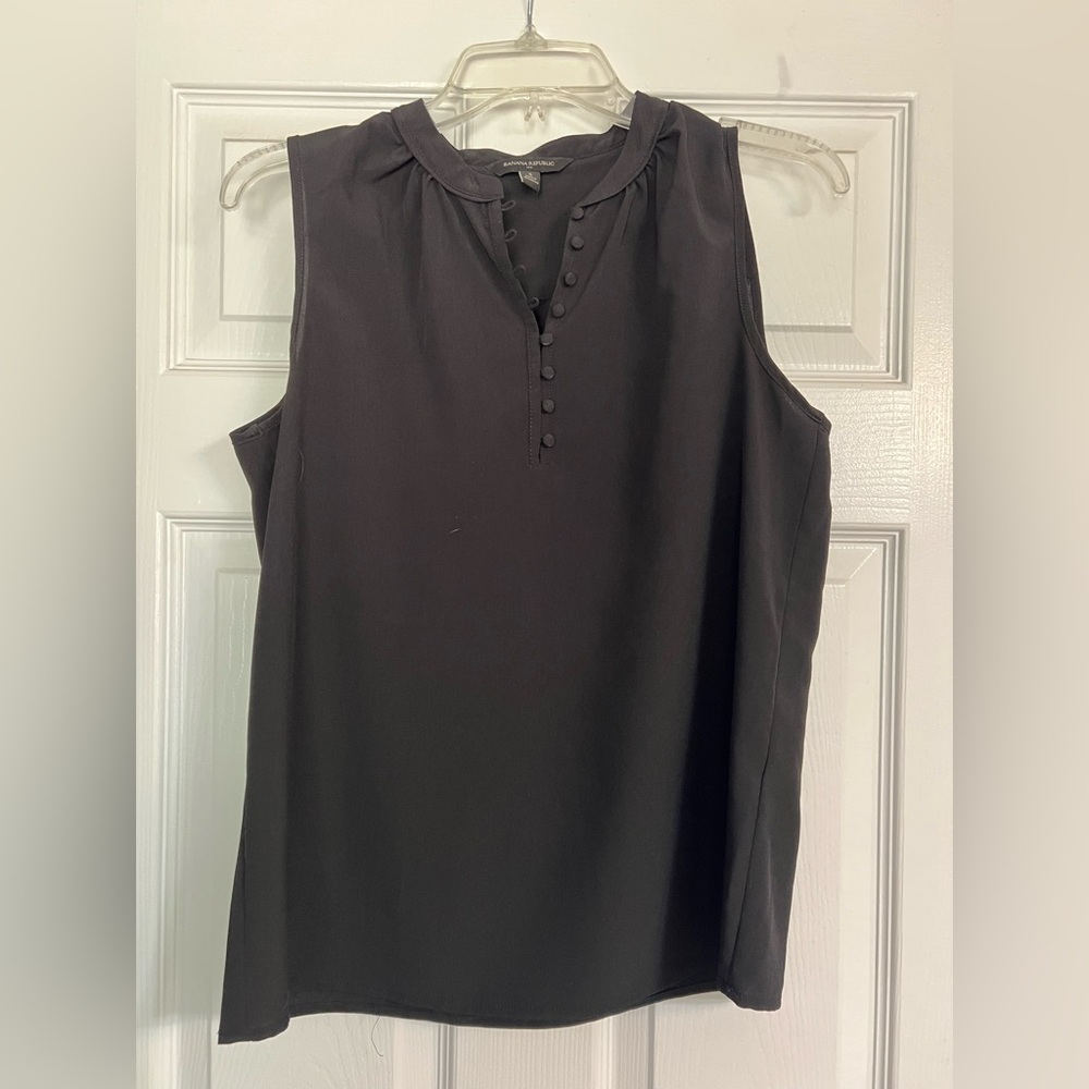 Banana Republic Black Sleeveless Top